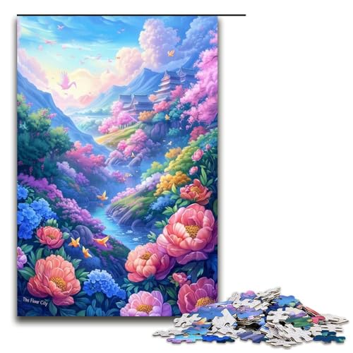 Puzzle für Erwachsene 1000 Teile Blumen und Schmetterlings Holzpuzzle Lernspielzeug Familienspiele 1000 PCS Puzzle für Erwachsene 1000 Teile Blumen und Schmetterlings Holzpuzzle Lernspielzeug Familienspiele 1000 PCS von QSYFNBZL