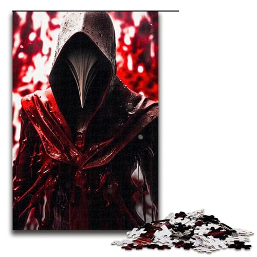 Puzzle für Erwachsene 1000 Teile Blutrotes Schattenspielzeug Denkspiel ganze Familie 75 x 50 cm Puzzle für Erwachsene 1000 Teile Blutrotes Schattenspielzeug Denkspiel ganze Familie 75 x 50 cm von QSYFNBZL