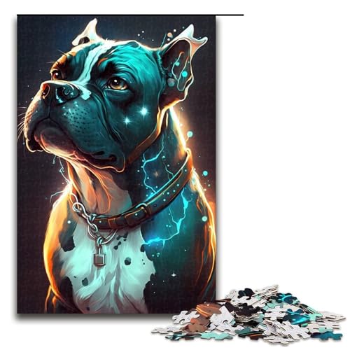 Puzzle für Erwachsene 1000 Teile Boxerhund Geburtstagsgeschenk Geschenke für Teenager ab 14 Jahren 75 x 50 cm Puzzle für Erwachsene 1000 Teile Boxerhund Geburtstagsgeschenk Geschenke für Teenager ab 14 Jahren 75 x 50 cm von QSYFNBZL