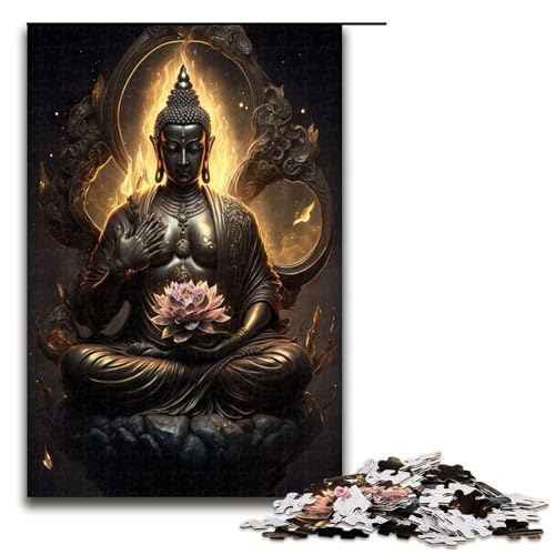 Puzzle für Erwachsene 1000 Teile Buddha Spielzeug intellektuelles Spiel ganze Familie 75 x 50 cm Puzzle für Erwachsene 1000 Teile Buddha Spielzeug intellektuelles Spiel ganze Familie 75 x 50 cm von QSYFNBZL