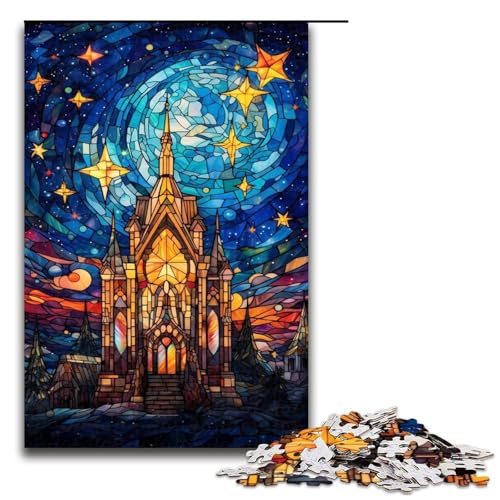 Puzzle für Erwachsene 1000 Teile Bunte Burgen Puzzles Spiele Spielzeug Geschenk geeignet für die Schreibtischdekoration 1000 PCS von QSYFNBZL