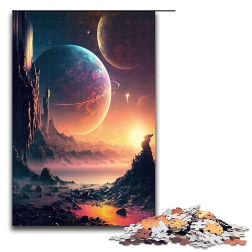 Puzzle für Erwachsene 1000 Teile Bunte Fantasielandschaft Puzzle Lernspiele für Zuhause DIY Spielzeug tolles Geschenk für Spiele 75 x 50 cm Puzzle für Erwachsene 1000 Teile Bunte Fantasielandschaft Puzzle Lernspiele für Zuhause DIY Spielzeug tolles Geschenk für Spiele 75 x 50 cm von QSYFNBZL