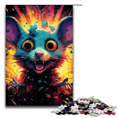 Puzzle für Erwachsene 1000 Teile Bunte Maus Lernspiele für Zuhause DIY Spielzeug tolles Geschenk für Spiele 75 x 50 cm Puzzle für Erwachsene 1000 Teile Bunte Maus Lernspiele für Zuhause DIY Spielzeug tolles Geschenk für Spiele 75 x 50 cm von QSYFNBZL