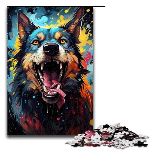 Puzzle für Erwachsene 1000 Teile Bunte Psychedelia von schwarzäugigen Hunden Puzzle für Erwachsene Holzspiele für die ganze Familie Weihnachtsund Geburtstagsgeschenke 75 x 50 cm Puzzle für Erwachsene 1000 Teile Bunte Psychedelia von schwarzäugigen Hunden Puzzle für Erwachsene Holzspiele für die ganze Familie Weihnachtsund Geburtstagsgeschenke 75 x 50 cm von QSYFNBZL