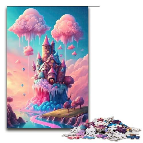 Puzzle für Erwachsene 1000 Teile Candyland für Kinderzimmer Puzzle Heim Lernspiele DIY Spielzeug tolles Geschenk für Spiele 75 x 50 cm Puzzle für Erwachsene 1000 Teile Candyland für Kinderzimmer Puzzle Heim Lernspiele DIY Spielzeug tolles Geschenk für Spiele 75 x 50 cm von QSYFNBZL