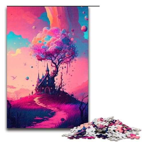Puzzle für Erwachsene 1000 Teile Candyland für Kinderzimmer Puzzle für Erwachsene Holzspiele für die ganze Familie Weihnachts und Geburtstagsgeschenke 75 x 50 cm Puzzle für Erwachsene 1000 Teile Candyland für Kinderzimmer Puzzle für Erwachsene Holzspiele für die ganze Familie Weihnachts und Geburtstagsgeschenke 75 x 50 cm von QSYFNBZL