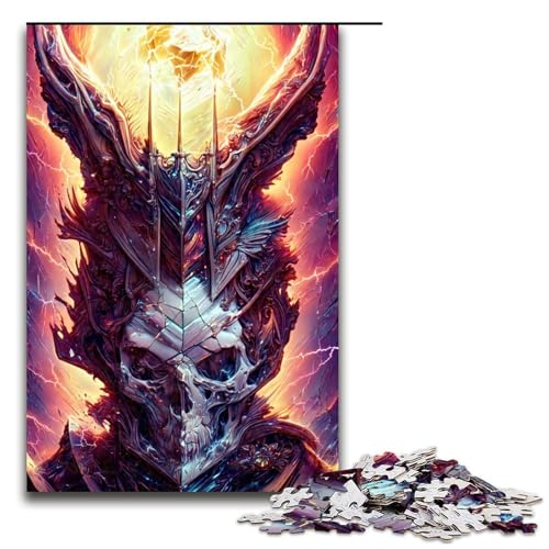 Puzzle für Erwachsene 1000 Teile Crystal Necromancer Familienspaß Puzzle tolles Geschenk für Teenager ab 14 Jahren 75 x 50 cm von QSYFNBZL