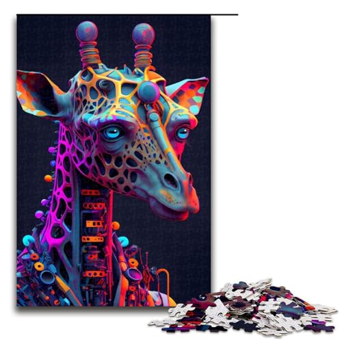 Puzzle für Erwachsene 1000 Teile Cyber Giraffe Puzzle für Erwachsene Holzspiele für die ganze Familie Weihnachts und Geburtstagsgeschenke 75 x 50 cm Puzzle für Erwachsene 1000 Teile Cyber Giraffe Puzzle für Erwachsene Holzspiele für die ganze Familie Weihnachts und Geburtstagsgeschenke 75 x 50 cm von QSYFNBZL