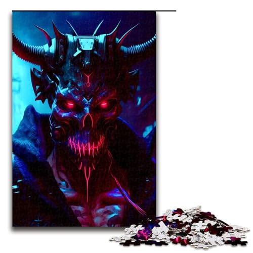 Puzzle für Erwachsene 1000 Teile Dämonenkrieger Kunstwerk Geburtstagsgeschenk Wandkunst 75 x 50 cm Puzzle für Erwachsene 1000 Teile Dämonenkrieger Kunstwerk Geburtstagsgeschenk Wandkunst 75 x 50 cm von QSYFNBZL