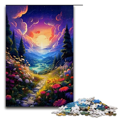 Puzzle für Erwachsene 1000 Teile Daisy in Bloom Puzzle für Erwachsene Holzspiele für die ganze Familie Weihnachts und Geburtstagsgeschenke 1000 Teile von QSYFNBZL