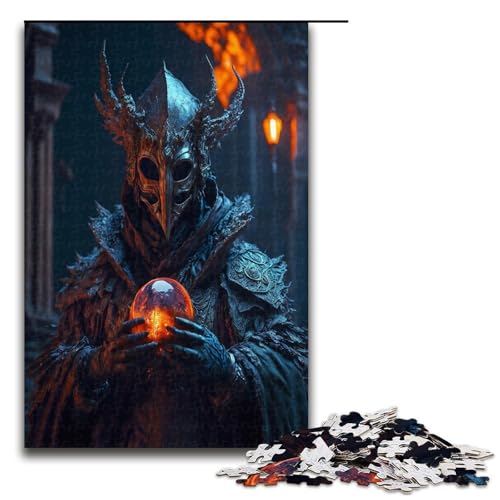 Puzzle für Erwachsene 1000 Teile Dark Warrior Puzzle Lernspiele für Zuhause DIY Spielzeug tolles Geschenk für Spiele 75 x 50 cm Puzzle für Erwachsene 1000 Teile Dark Warrior Puzzle Lernspiele für Zuhause DIY Spielzeug tolles Geschenk für Spiele 75 x 50 cm von QSYFNBZL