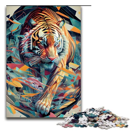 Puzzle für Erwachsene 1000 Teile Das leistungsstarke Tigerspielzeug Denkspiel eignet ganze Familie 75 x 50 cm Puzzle für Erwachsene 1000 Teile Das leistungsstarke Tigerspielzeug Denkspiel eignet ganze Familie 75 x 50 cm von QSYFNBZL