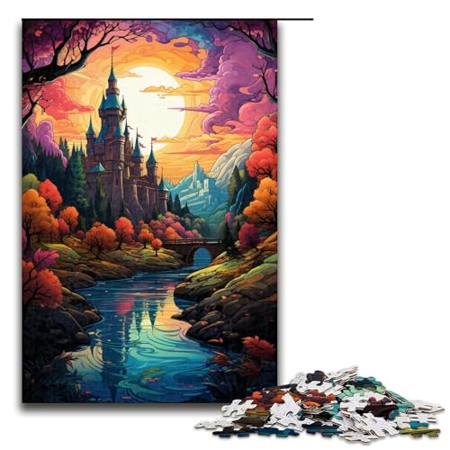 Puzzle für Erwachsene 1000 Teile Das psychedelische Gripholm Schloss Puzzle für Erwachsene Holzspiele für die ganze Familie Weihnachts und Geburtstagsgeschenke 75 x 50 cm Puzzle für Erwachsene 1000 Teile Das psychedelische Gripholm Schloss Puzzle für Erwachsene Holzspiele für die ganze Familie Weihnachts und Geburtstagsgeschenke 75 x 50 cm von QSYFNBZL