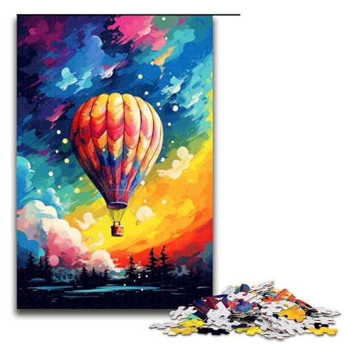Puzzle für Erwachsene 1000 Teile Der Heißluftballon Ist Von Spritzern Umgeben Viele Farben Spielzeug Denkspiel Ganze Familie 75x50cm Puzzle für Erwachsene 1000 Teile Der Heißluftballon Ist Von Spritzern Umgeben Viele Farben Spielzeug Denkspiel Ganze Familie 75x50cm von QSYFNBZL