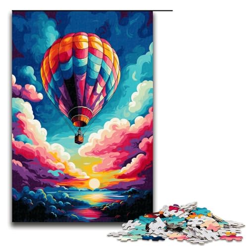 Puzzle für Erwachsene 1000 Teile Der Heißluftballon Ist Von Spritzern Umgeben Viele Farben Spielzeug Denkspiel Ganze Familie 75x50cm Puzzle für Erwachsene 1000 Teile Der Heißluftballon Ist Von Spritzern Umgeben Viele Farben Spielzeug Denkspiel Ganze Familie 75x50cm von QSYFNBZL