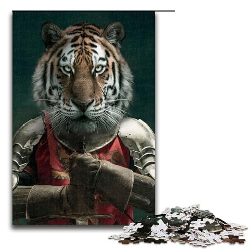 Puzzle für Erwachsene 1000 Teile Der Tigerkrieger Puzzle für Erwachsene Holzspiele für die ganze Familie Weihnachts und Geburtstagsgeschenke 75 x 50 cm Puzzle für Erwachsene 1000 Teile Der Tigerkrieger Puzzle für Erwachsene Holzspiele für die ganze Familie Weihnachts und Geburtstagsgeschenke 75 x 50 cm von QSYFNBZL
