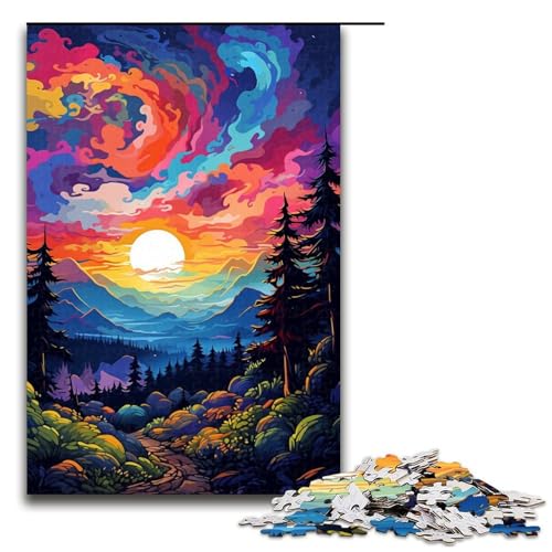 Puzzle für Erwachsene 1000 Teile Der Wald ist von Spritzern umgeben Viele Bunte Puzzleteile für Lernspiele Herausforderungsspielzeug einzigartige Heimdekoration und Geschenke 75 x 50 cm Puzzle für Erwachsene 1000 Teile Der Wald ist von Spritzern umgeben Viele Bunte Puzzleteile für Lernspiele Herausforderungsspielzeug einzigartige Heimdekoration und Geschenke 75 x 50 cm von QSYFNBZL