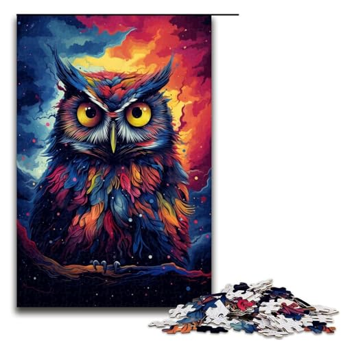 Puzzle für Erwachsene 1000 Teile Die Eule im Krater ist umgeben Puzzle für Erwachsene Holzspiele für die ganze Familie Weihnachts und Geburtstagsgeschenke 1000 Teile Puzzle für Erwachsene 1000 Teile Die Eule im Krater ist umgeben Puzzle für Erwachsene Holzspiele für die ganze Familie Weihnachts und Geburtstagsgeschenke 1000 Teile von QSYFNBZL