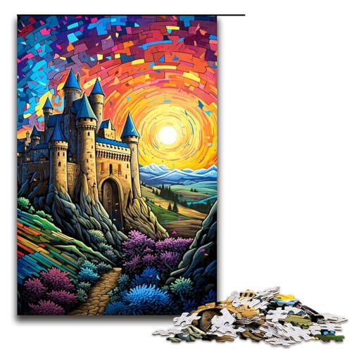 Puzzle für Erwachsene 1000 Teile Die farbenfrohe Psychedelia der Burg Carcassonne Puzzle für Erwachsene Holzspiele für die ganze Familie Weihnachts und Geburtstagsgeschenke 75 x 50 cm Puzzle für Erwachsene 1000 Teile Die farbenfrohe Psychedelia der Burg Carcassonne Puzzle für Erwachsene Holzspiele für die ganze Familie Weihnachts und Geburtstagsgeschenke 75 x 50 cm von QSYFNBZL