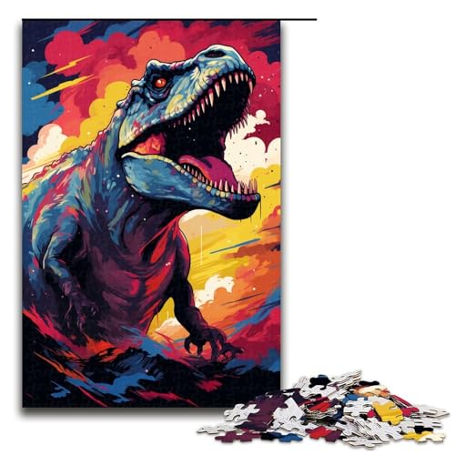 Puzzle für Erwachsene 1000 Teile Dinosaurier im Krater sind von Spritzern umgeben viele Bunte Puzzles für Erwachsene Holzspiele für die ganze Familie Weihnachts und Geburtstagsgeschenke 75 x 50 cm Puzzle für Erwachsene 1000 Teile Dinosaurier im Krater sind von Spritzern umgeben viele Bunte Puzzles für Erwachsene Holzspiele für die ganze Familie Weihnachts und Geburtstagsgeschenke 75 x 50 cm von QSYFNBZL