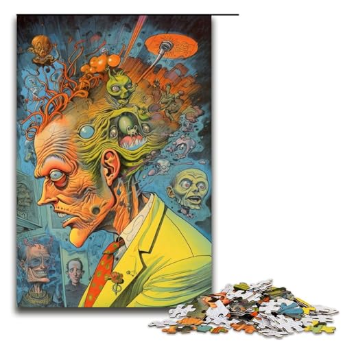 Puzzle für Erwachsene 1000 Teile Dr. Monster Lernspiele für Zuhause DIY Spielzeug tolles Geschenk für Spiele 75 x 50 cm Puzzle für Erwachsene 1000 Teile Dr. Monster Lernspiele für Zuhause DIY Spielzeug tolles Geschenk für Spiele 75 x 50 cm von QSYFNBZL