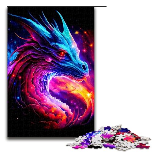 Puzzle für Erwachsene 1000 Teile Drachen Holzpuzzle Lernspielzeug Familienspiele 75 x 50 cm Puzzle für Erwachsene 1000 Teile Drachen Holzpuzzle Lernspielzeug Familienspiele 75 x 50 cm von QSYFNBZL