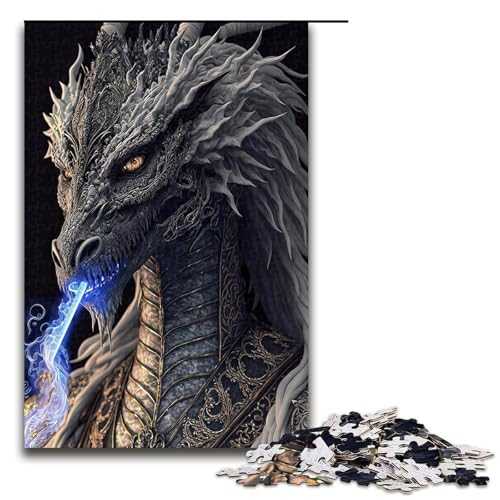 Puzzle für Erwachsene 1000 Teile Drachen Puzzle für Lernspiele Herausforderungsspielzeug einzigartige Heimdekoration und Geschenke 1000 Teile Puzzle für Erwachsene 1000 Teile Drachen Puzzle für Lernspiele Herausforderungsspielzeug einzigartige Heimdekoration und Geschenke 1000 Teile von QSYFNBZL