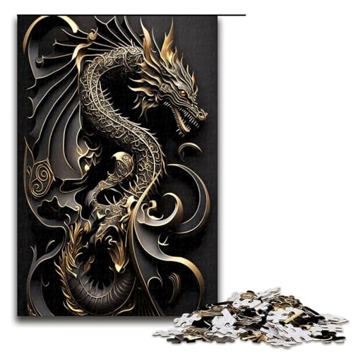 Puzzle für Erwachsene 1000 Teile Drachenpracht Kunstwerk Geburtstagsgeschenk Wandkunst 75 x 50 cm Puzzle für Erwachsene 1000 Teile Drachenpracht Kunstwerk Geburtstagsgeschenk Wandkunst 75 x 50 cm von QSYFNBZL