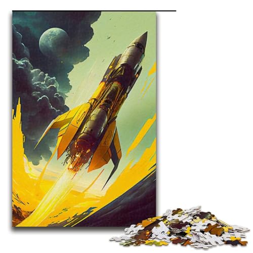 Puzzle für Erwachsene 1000 Teile Dynamisches Raumschiff Start Puzzle jedes Teil ist einzigartig anspruchsvolles Familienspiel 75 x 50 cm Puzzle für Erwachsene 1000 Teile Dynamisches Raumschiff Start Puzzle jedes Teil ist einzigartig anspruchsvolles Familienspiel 75 x 50 cm von QSYFNBZL