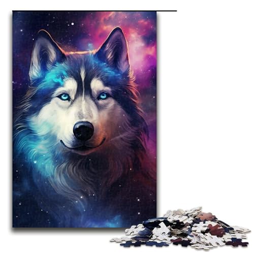 Puzzle für Erwachsene 1000 Teile EIN herrlicher Hund Geburtstagsgeschenk für Teenager ab 14 Jahren 75 x 50 cm von QSYFNBZL