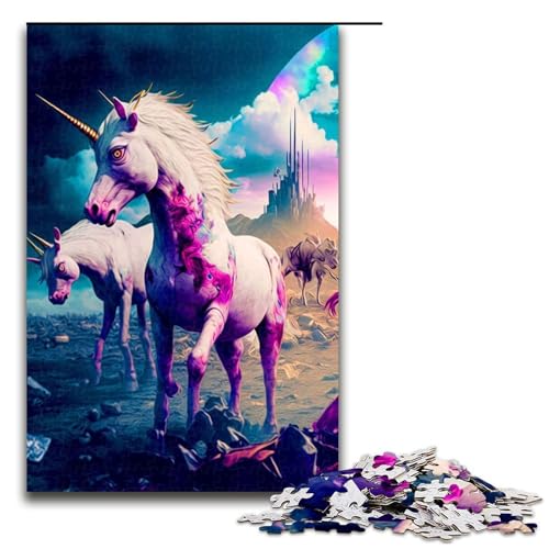 Puzzle für Erwachsene 1000 Teile Einhorn. Holzpuzzle Lernspielzeug Familienspiele 75 x 50 cm Puzzle für Erwachsene 1000 Teile Einhorn. Holzpuzzle Lernspielzeug Familienspiele 75 x 50 cm von QSYFNBZL