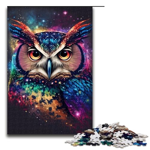 Puzzle für Erwachsene 1000 Teile Eulen Neonspielzeug intellektuelles Spiel ganze Familie 75 x 50 cm Puzzle für Erwachsene 1000 Teile Eulen Neonspielzeug intellektuelles Spiel ganze Familie 75 x 50 cm von QSYFNBZL