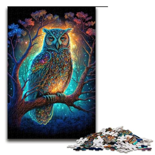 Puzzle für Erwachsene 1000 Teile Eulennachtspielzeug intellektuelles Spiel ganze Familie 75 x 50 cm Puzzle für Erwachsene 1000 Teile Eulennachtspielzeug intellektuelles Spiel ganze Familie 75 x 50 cm von QSYFNBZL