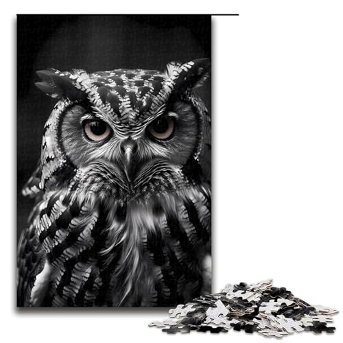Puzzle für Erwachsene 1000 Teile Eulenvogel Puzzle Lernspiele für Zuhause DIY Spielzeug tolles Geschenk für Spiele 75 x 50 cm Puzzle für Erwachsene 1000 Teile Eulenvogel Puzzle Lernspiele für Zuhause DIY Spielzeug tolles Geschenk für Spiele 75 x 50 cm von QSYFNBZL