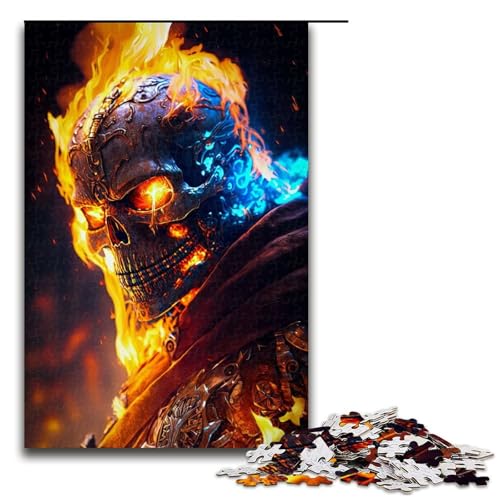 Puzzle für Erwachsene 1000 Teile FEUERDÄMON Puzzle für Erwachsene Holz Familienspiele Weihnachts und Geburtstagsgeschenke 75 x 50 cm von QSYFNBZL
