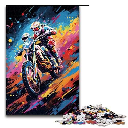 Puzzle für Erwachsene 1000 Teile Fahrräder sind von Spritzern umgeben Viele Bunte Puzzles für Erwachsene Holzspiele für die ganze Familie Weihnachts und Geburtstagsgeschenke 75 x 50 cm Puzzle für Erwachsene 1000 Teile Fahrräder sind von Spritzern umgeben Viele Bunte Puzzles für Erwachsene Holzspiele für die ganze Familie Weihnachts und Geburtstagsgeschenke 75 x 50 cm von QSYFNBZL