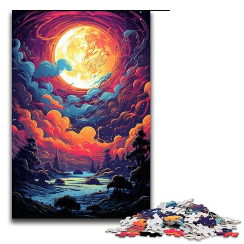 Puzzle für Erwachsene 1000 Teile Fantasie Bunte Landschaft Heimdekoration Puzzle Spielzeug Geschenk für die ganze Familie 75 x 50 cm Puzzle für Erwachsene 1000 Teile Fantasie Bunte Landschaft Heimdekoration Puzzle Spielzeug Geschenk für die ganze Familie 75 x 50 cm von QSYFNBZL