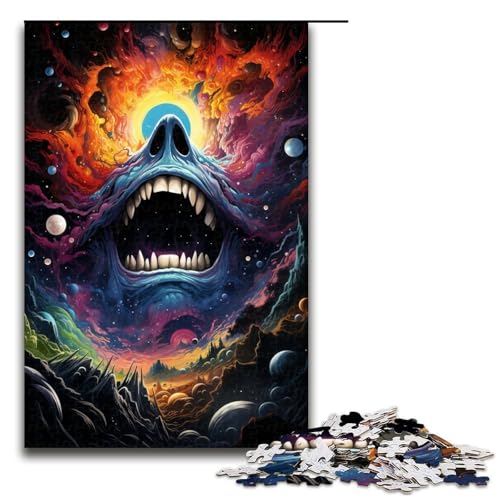 Puzzle für Erwachsene 1000 Teile Fantasie Bunte Monster Puzzles Spiele Spielzeug Geschenk geeignet für die Schreibtischdekoration 75 x 50 cm Puzzle für Erwachsene 1000 Teile Fantasie Bunte Monster Puzzles Spiele Spielzeug Geschenk geeignet für die Schreibtischdekoration 75 x 50 cm von QSYFNBZL