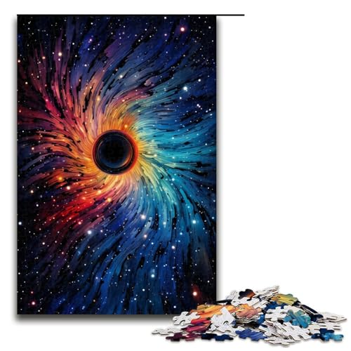 Puzzle für Erwachsene 1000 Teile Fantasie Kunst Puzzle in Rot und Blau für Kinder Holzpuzzle dekomprimierendes intellektuelles Lernspielzeug 75 x 50 cm Puzzle für Erwachsene 1000 Teile Fantasie Kunst Puzzle in Rot und Blau für Kinder Holzpuzzle dekomprimierendes intellektuelles Lernspielzeug 75 x 50 cm von QSYFNBZL