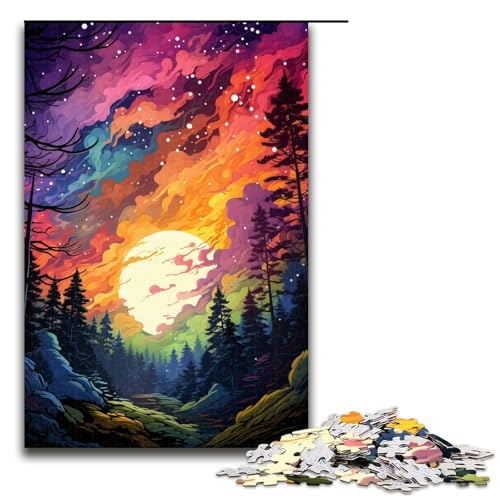 Puzzle für Erwachsene 1000 Teile Fantasie Sonnenuntergangslandschaft Geburtstagsgeschenk für Teenager ab 14 Jahren 75 x 50 cm Puzzle für Erwachsene 1000 Teile Fantasie Sonnenuntergangslandschaft Geburtstagsgeschenk für Teenager ab 14 Jahren 75 x 50 cm von QSYFNBZL