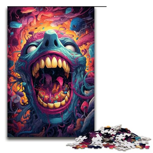 Puzzle für Erwachsene 1000 Teile Fantasie buntes Monster Puzzle für Erwachsene Holz Familienspiele Weihnachts und Geburtstagsgeschenke 75 x 50 cm Puzzle für Erwachsene 1000 Teile Fantasie buntes Monster Puzzle für Erwachsene Holz Familienspiele Weihnachts und Geburtstagsgeschenke 75 x 50 cm von QSYFNBZL