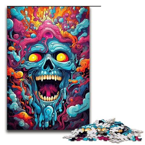 Puzzle für Erwachsene 1000 Teile Fantasie buntes Monster unmögliches Puzzle Familienspiel Stressabbau schwierige Herausforderung 75 x 50 cm Puzzle für Erwachsene 1000 Teile Fantasie buntes Monster unmögliches Puzzle Familienspiel Stressabbau schwierige Herausforderung 75 x 50 cm von QSYFNBZL
