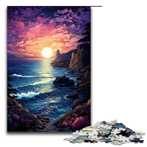 Puzzle für Erwachsene 1000 Teile Fantasie schöne Landschaft Puzzle Spielspielzeug lustig 75 x 50 cm von QSYFNBZL