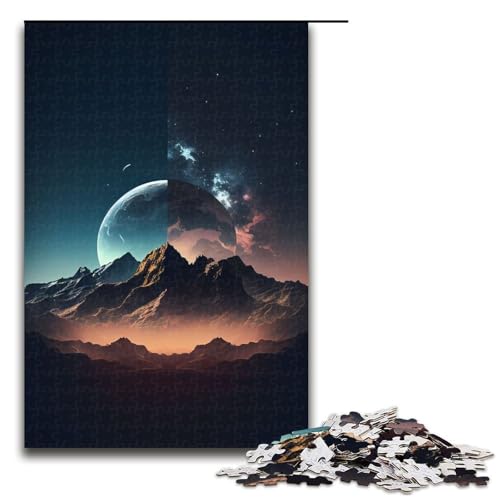 Puzzle für Erwachsene 1000 Teile Fantasielandschaften Geburtstagsgeschenk Geschenke für Teenager ab 14 Jahren 75 x 50 cm von QSYFNBZL
