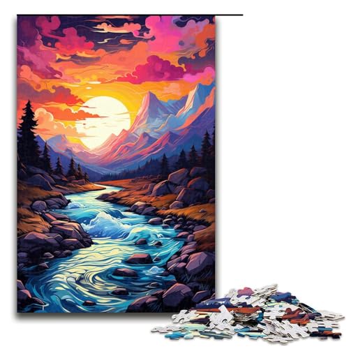 Puzzle für Erwachsene 1000 Teile Fantasy Landschaft Geburtstagsgeschenk Geschenke für Teenager ab 14 Jahren 75 x 50 cm von QSYFNBZL