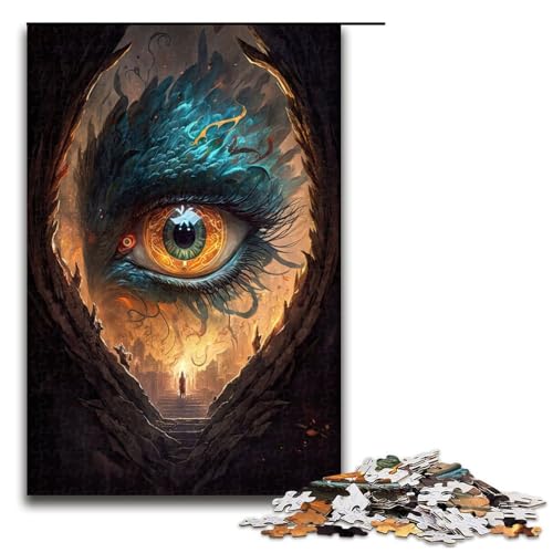 Puzzle für Erwachsene 1000 Teile Fantasy Phönixauge Spielzeug intellektuelles Spiel ganze Familie 75 x 50 cm Puzzle für Erwachsene 1000 Teile Fantasy Phönixauge Spielzeug intellektuelles Spiel ganze Familie 75 x 50 cm von QSYFNBZL