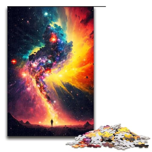Puzzle für Erwachsene 1000 Teile Farben des Weltraums Puzzle für Erwachsene Holzspiele für die ganze Familie Weihnachts und Geburtstagsgeschenke 75 x 50 cm Puzzle für Erwachsene 1000 Teile Farben des Weltraums Puzzle für Erwachsene Holzspiele für die ganze Familie Weihnachts und Geburtstagsgeschenke 75 x 50 cm von QSYFNBZL