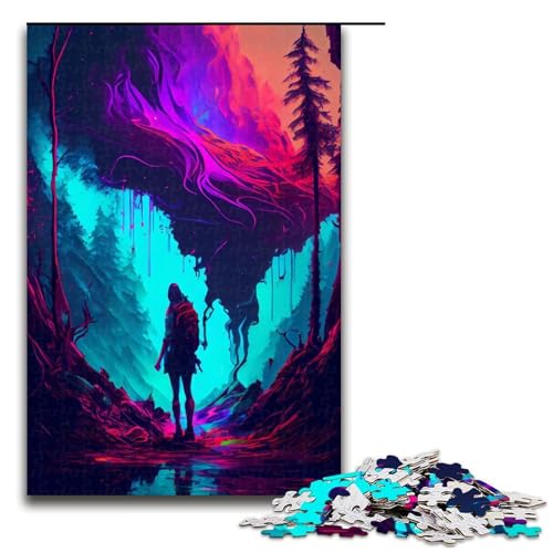 Puzzle für Erwachsene 1000 Teile Farbexplosions Puzzle für Lernspiele Herausforderungsspielzeug einzigartige Heimdekoration und Geschenke 75 x 50 cm Puzzle für Erwachsene 1000 Teile Farbexplosions Puzzle für Lernspiele Herausforderungsspielzeug einzigartige Heimdekoration und Geschenke 75 x 50 cm von QSYFNBZL