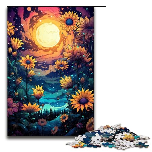 Puzzle für Erwachsene 1000 Teile Farbgemälde von Sonnenblumen Puzzle Lernspiele für Zuhause DIY Spielzeug tolles Geschenk für Spiele 75 x 50 cm Puzzle für Erwachsene 1000 Teile Farbgemälde von Sonnenblumen Puzzle Lernspiele für Zuhause DIY Spielzeug tolles Geschenk für Spiele 75 x 50 cm von QSYFNBZL