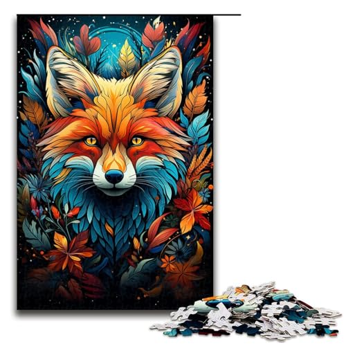 Puzzle für Erwachsene 1000 Teile Farbmalerei Fuchs Puzzle Lernspiele für Zuhause DIY Spielzeug tolles Geschenk für Spiele 75 x 50 cm Puzzle für Erwachsene 1000 Teile Farbmalerei Fuchs Puzzle Lernspiele für Zuhause DIY Spielzeug tolles Geschenk für Spiele 75 x 50 cm von QSYFNBZL